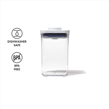 กล่องสูญญากาศใส่อาหาร  สี่เหลี่ยมจัตุรัส ขนาดเล็ก 1 ลิตร l OXO GG POP CONTAINER SMALL SQUARE - SHORT (1 L)