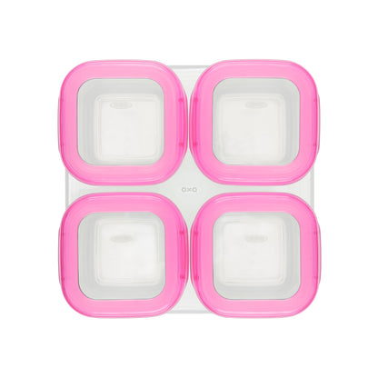 กล่องเก็บอาหารเด็ก ขนาด 4 ออนซ์ สีชมพู l OXO Tot Baby Blocks 4 oz. Pink